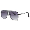 Men's fashionable metal sunglasses, European style, 2020