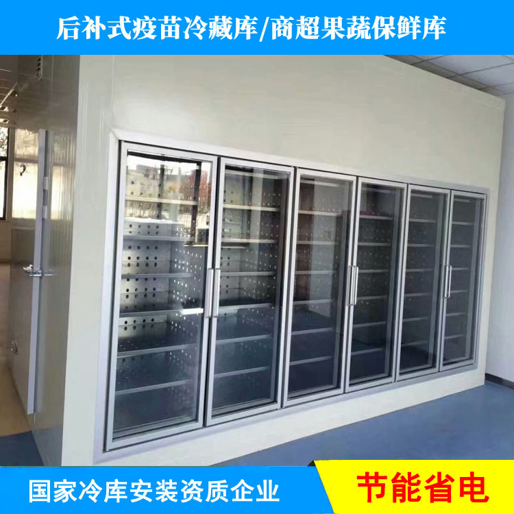 冰河后补式冷藏展示柜程医院商用饮料疫苗后补式冷库工程招标
