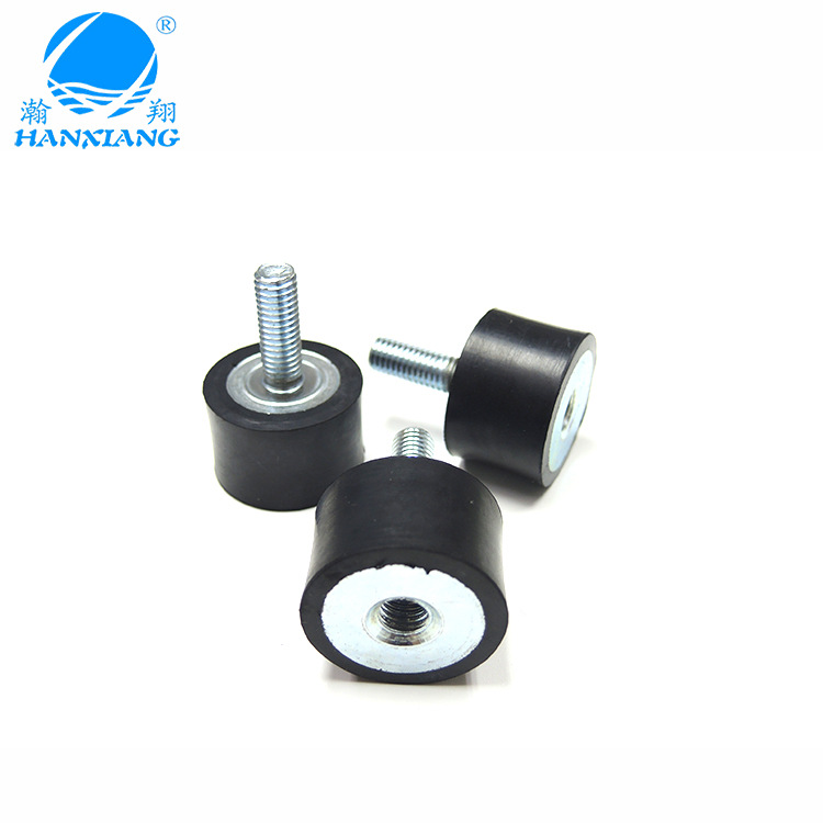 耐油 耐磨耗橡胶缓冲器防震产品 m8螺杆 高度40mm橡胶减震元配件