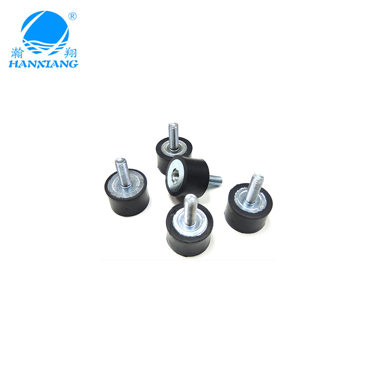 公母套橡胶脚垫 橡胶减震器 五金包胶加工