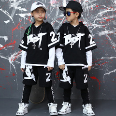 Children's Korean Autumn Clothes Boy Set Stylish Street Dance Suit 2024 New Trendy Autumn Girl Set Jazz Dance Fashion Brand