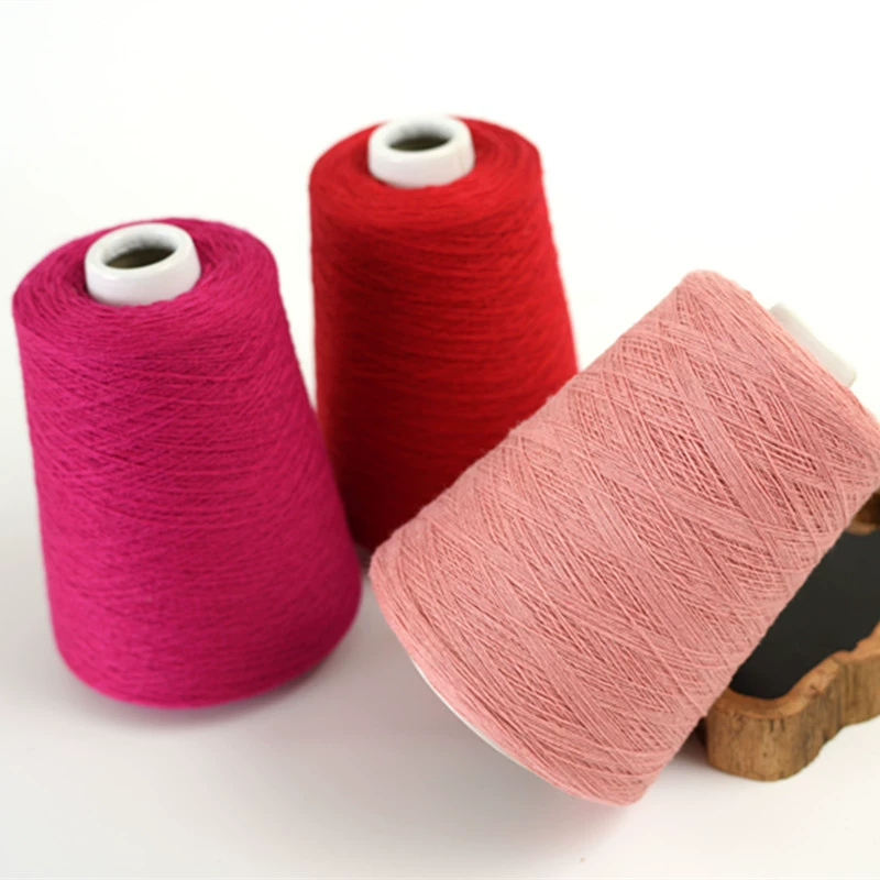 【Manufacturer Direct-Sale】 Hengai Cashmere 80% cashmere yarn 26S/2 machine-woven hand-knit soft in-stock wholesale