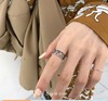 South Korean goods heart shaped, trend brand fashionable ring, on index finger