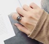 South Korean goods heart shaped, trend brand fashionable ring, on index finger