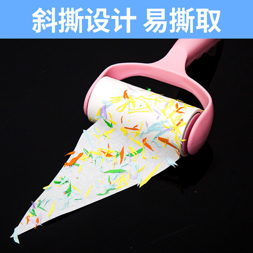 E773 lint-sticking roller, removable dust paper roller brush, sticky clothes remover, felt sticky hair suction lint absorber