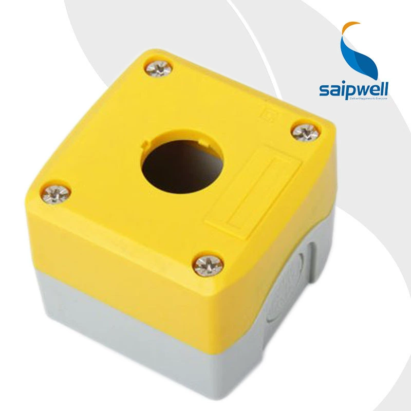 1 Hole Waterproof button control box machine next to the light button operation box emergency start stop switch button box