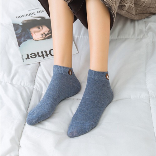 Bear Head Ship Socks Korean Style Low Mouth Invisible Socks Wholesale Factory Direct Supply Wholesale