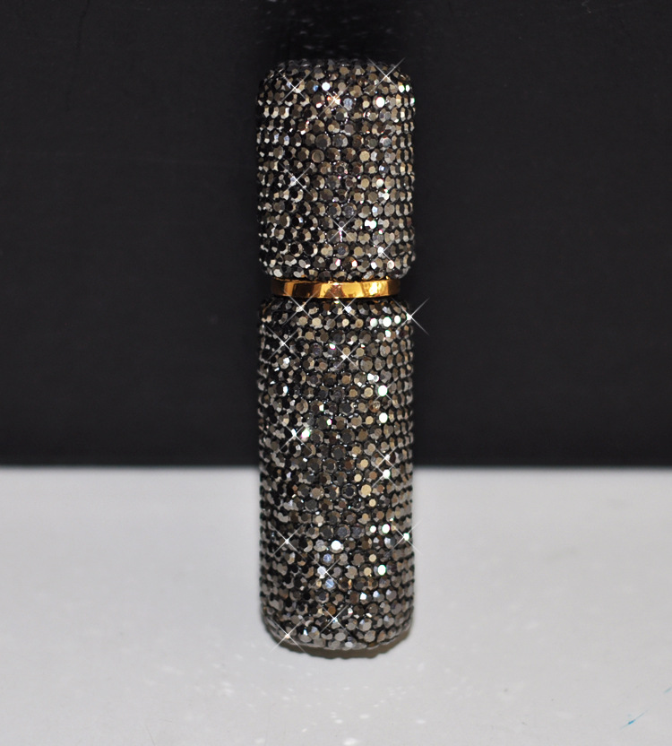 Creativo diamante incrustado perfume sub-botella pequeña botella vacía maquillaje botella de agua viaje portátil botella de spray alcohol botella de vidrio