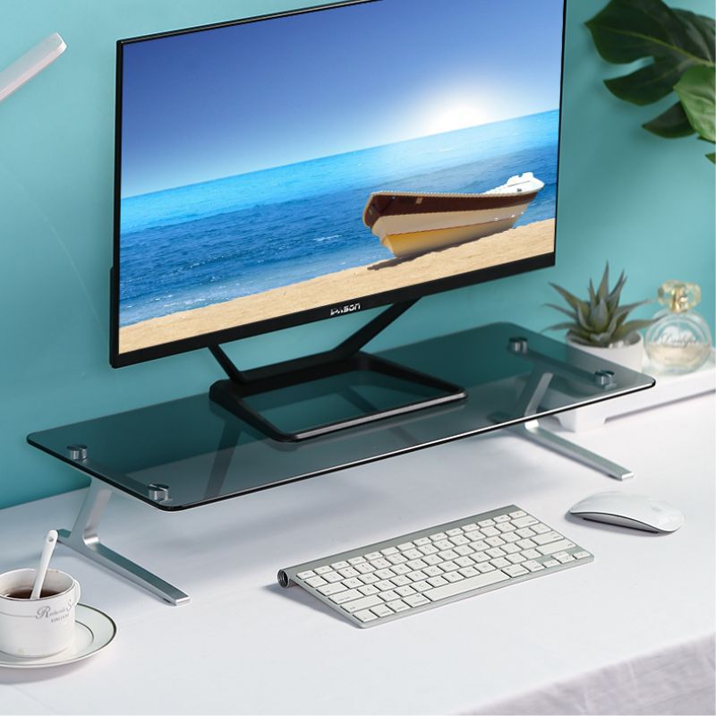 JINCOMSO Jin Kangshuo Aluminum Alloy Tempered Glass Display Elevated Table Stand Laptop Stand Corner