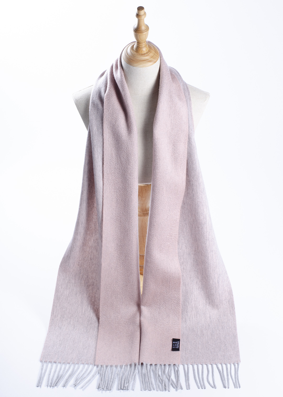 Inner Mongolia fábrica al por mayor de cachemira pura 30 bufanda ancha de dos colores falso de doble cara 35 de ancho hombres y mujeres de otoño e invierno de espesor medio