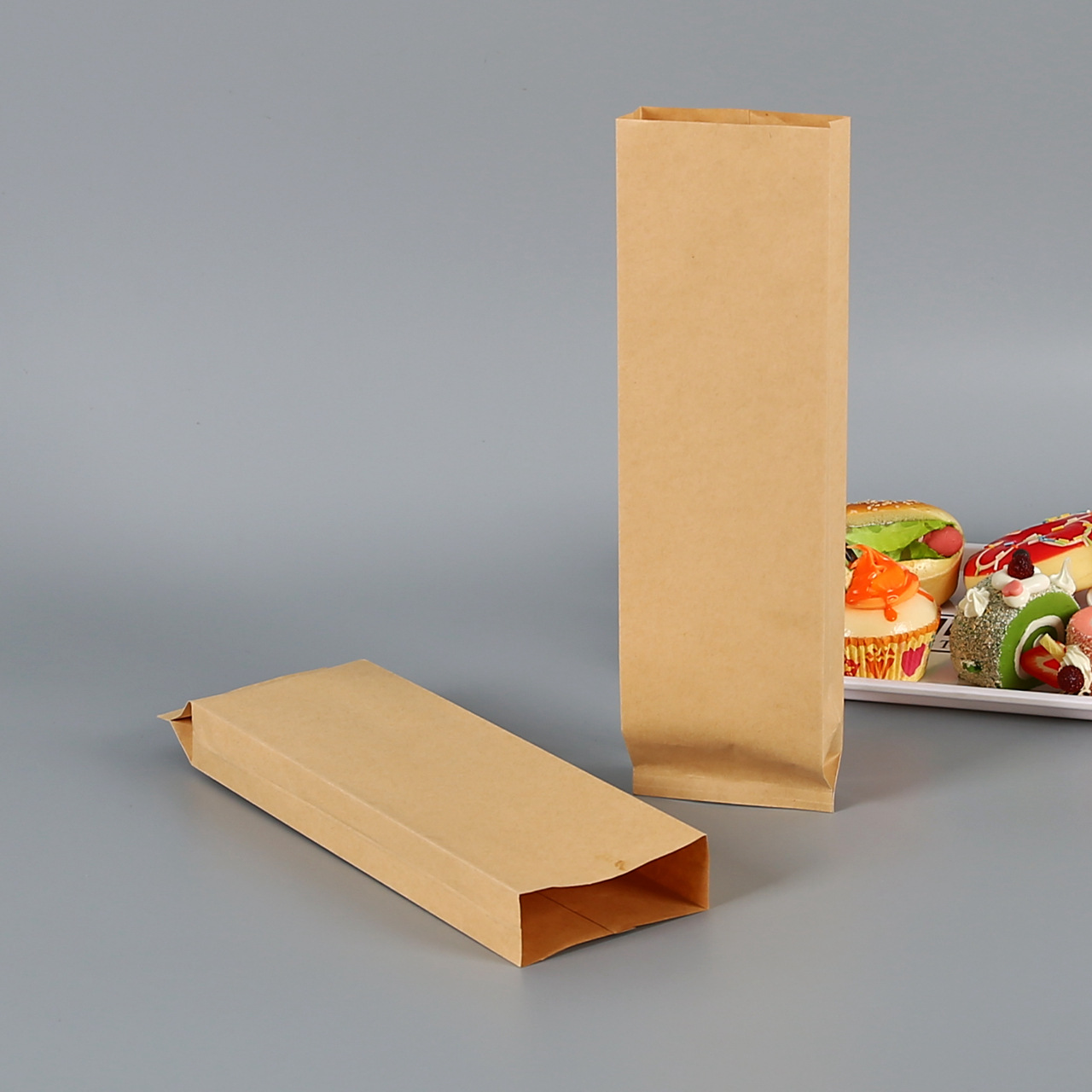 一次性烧烤防油牛皮袋烤羊肉串外卖打包袋香肠烤面筋食品包装袋