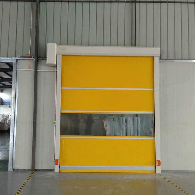Factory Direct Supply Industrial Quick Roller Shutter Door Insulation, Dustproof Refrigeration Room PVC Quick Door