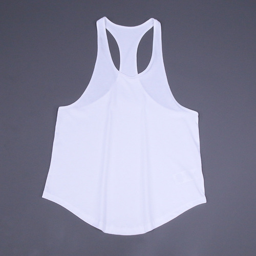 2020 Summer Muscle Exercise Loose Running Training Top Sleeveless Casual Wear Trendy Gym Fitness Quick-Dry Backless Top