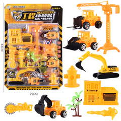 Factory new products mixed batch toys board-mounted excavator engineering car set shopping mall supermarket wholesale