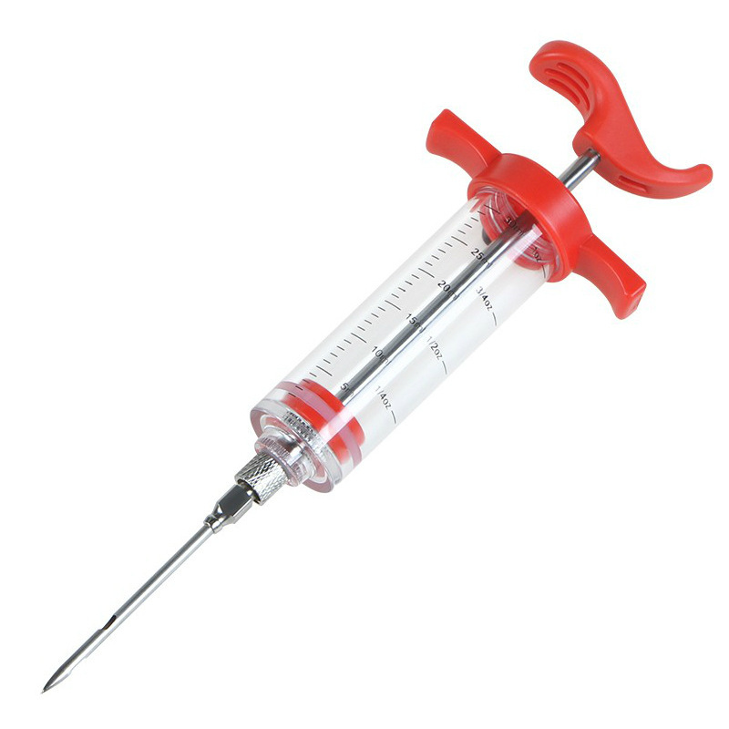 Cocina Turquía aguja carne barbacoa salsa condimento jeringa Turquía aguja barbacoa herramienta de cocina