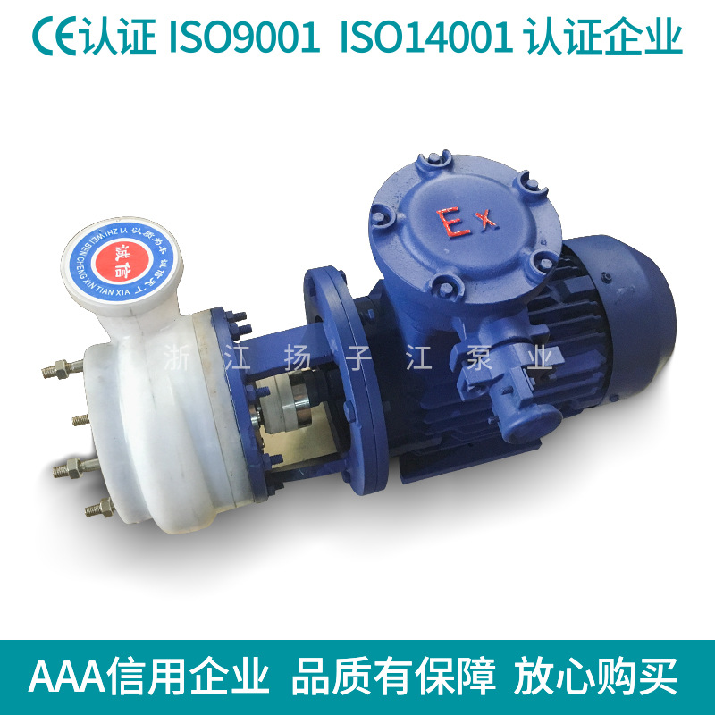 供应FSB-D氟塑料离心泵 直联化工泵 溶剂泵 化工厂用泵