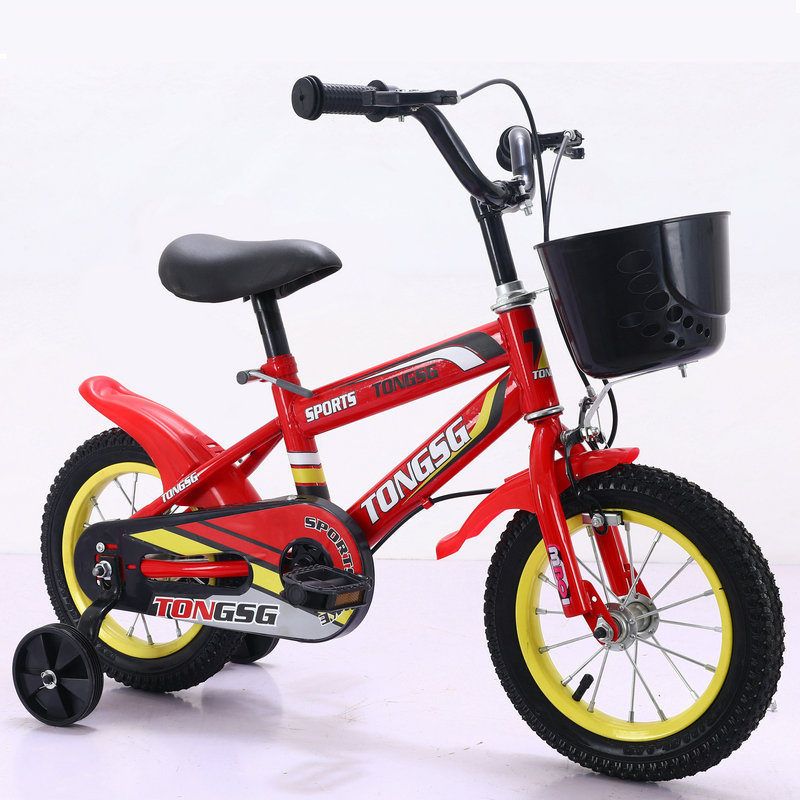 Botella de agua deportiva, bicicleta para niños, bicicleta para estudiantes de primaria con ruedas auxiliares, bicicleta para niños y niñas, bicicleta para niños de 3 a 6 años