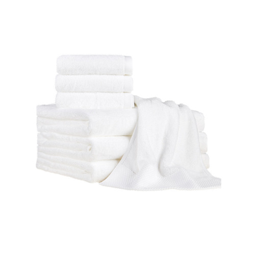 Embroidered logo logo bathroom beauty salon inn hotel towel plus thick pure cotton spiral white gift hotel bath towel