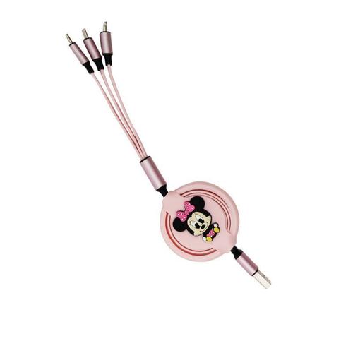 Car supplies one-to-one three-in-one charging cable multi-head mobile phone data cable fast charging flash typec Apple Android