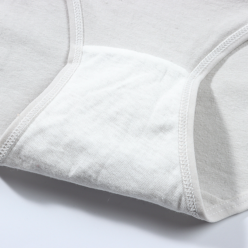 Ropa interior directa de fábrica de algodón puro de las mujeres antibacteriano transpirable niña simple japonés Mediados de cintura calzoncillos estudiantiles
