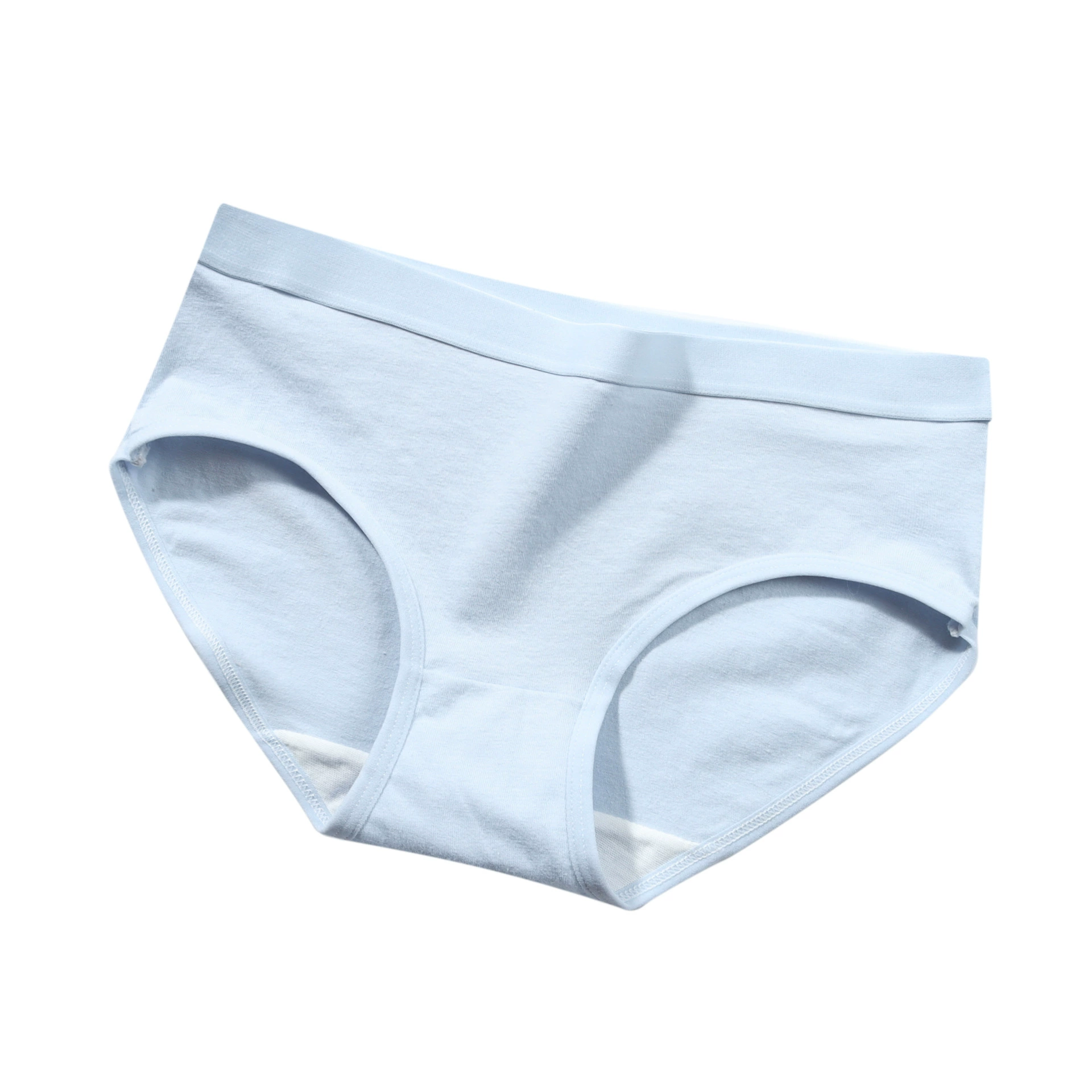 Women's Cotton Underwear Briefs, Breathable Elastic Mid & High Waist, Multi-Color M–XXL