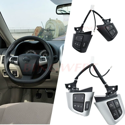 84250-02230 Multi-function Steering Wheel Button Orange Light for Toyota 10-13 Corolla