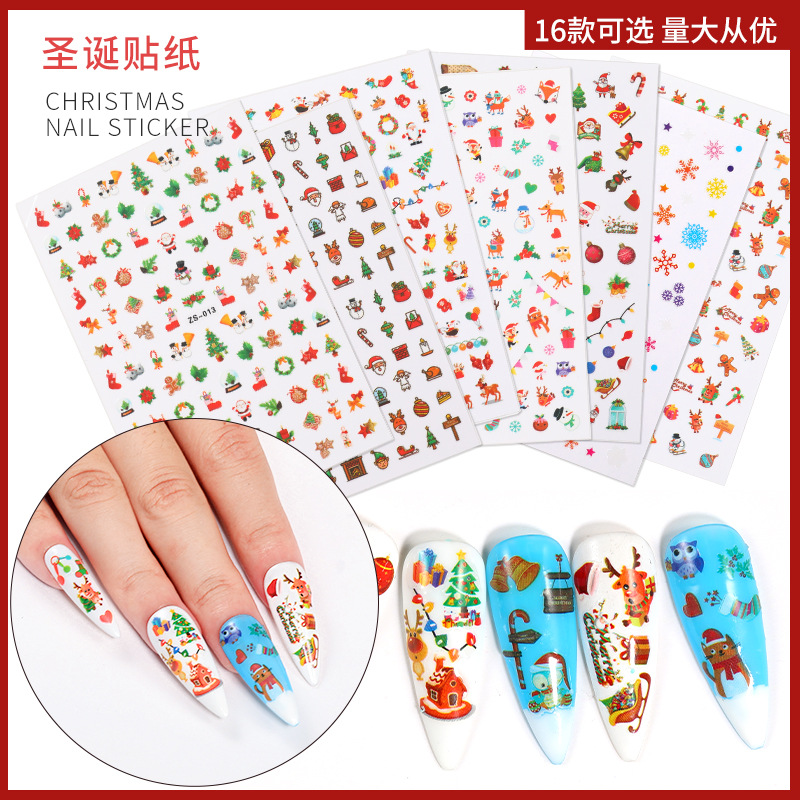 Christmas nail stickers
