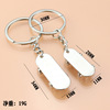 Cute commemorative keychain for beloved heart shaped, Birthday gift