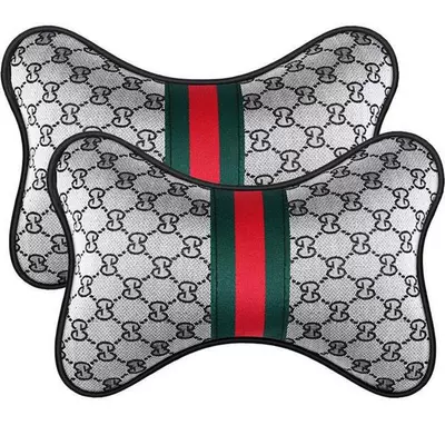 Automotive Products Headrest Pillow A Headrest - elegant-grayheadrest-pair