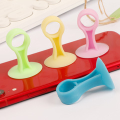 Manufacturer's hole-free silicone door suction glass rubber anti-collision bathroom handle door bumper silent wall suction magic tool