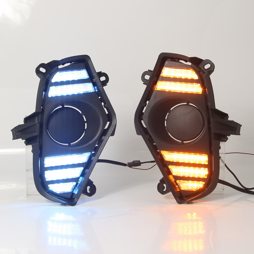 Adecuado para RAV4 luz corriente diurna 20 Toyota rongfang luz corriente diurna RAV-4 luz corriente diurna caballo salvaje 3 colores