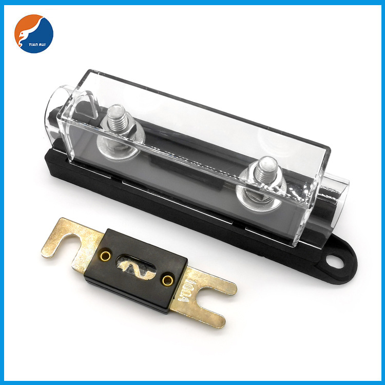 汽车插栓式保险丝座大号ANL汽车保险丝座防火阻燃车用保险丝座