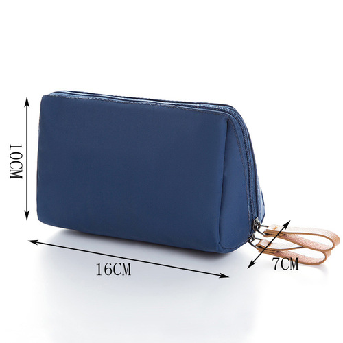 Large-capacity hand-held lipstick bag, three-dimensional small portable cosmetic bag, travel makeup storage bag, portable storage bag