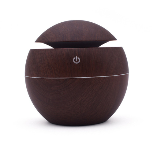 Factory Wood Grain Ultrasonic Humidifier Aromatherapy Machine USB Humidifier Quiet Bedroom Aromatherapy Lamp Plug-in Incense Burner