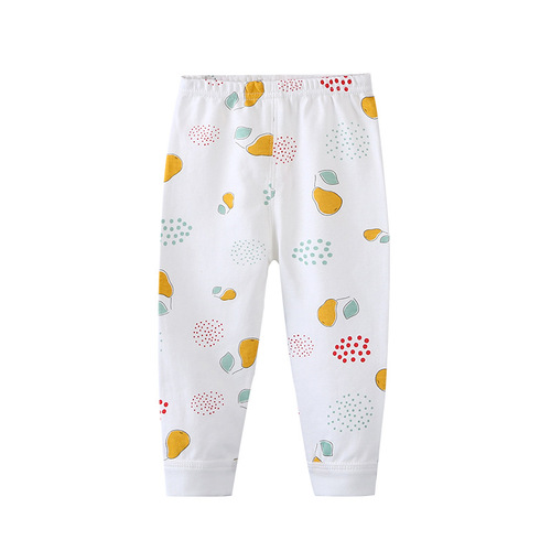 Baby Autumn Knickers Newborn Cotton Open- Legged Pants for Children Spring and Autumn Thin Style Inner Wear Single Leggings for Boys