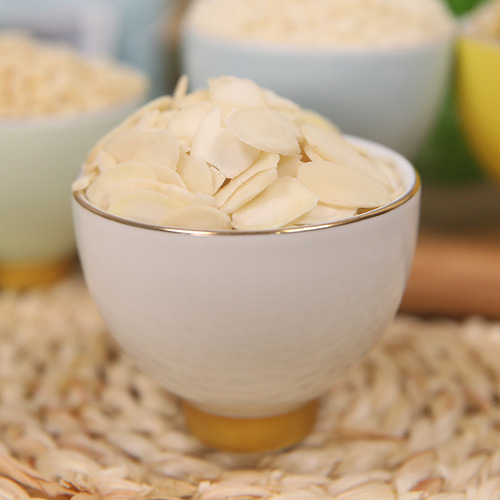 Pure almond slices for baking special almond slices 500g bulk raw almond slices cake decoration whole box wholesale