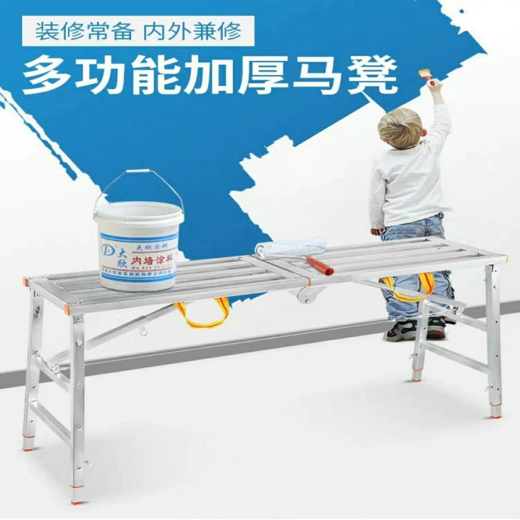 Ширина 30 см с одной поддержкой складной табурет подъемный складной табурет складной конный табурет складной строительный лестница украшения складной табурет