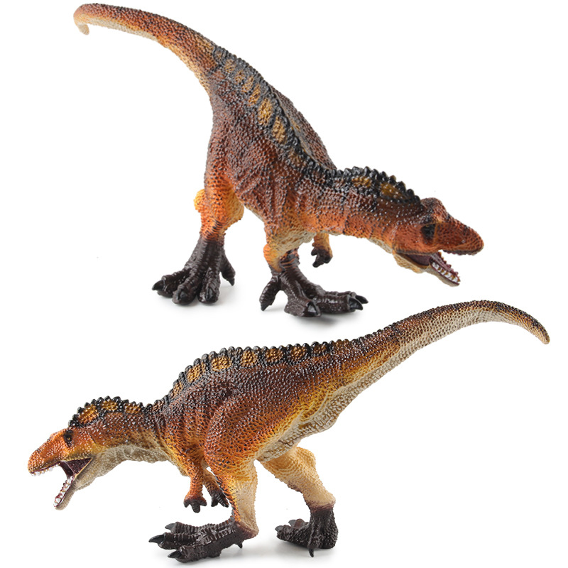 Nuevo Producto Transfronterizo, Modelo de Dinosaurio Jurásico Realista para Niños, Figura de Triceratops y Brontosaurio de Goma Suave Rellena de Algodón