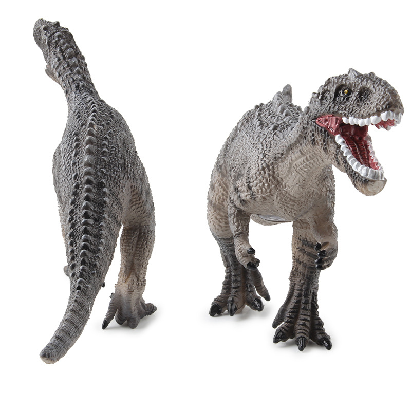 Nuevo Producto Transfronterizo, Modelo de Dinosaurio Jurásico Realista para Niños, Figura de Triceratops y Brontosaurio de Goma Suave Rellena de Algodón