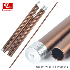 Outdoor aluminum alloy telescopic tent pole with 5 sections, sunshade canopy support column, tent support rod
