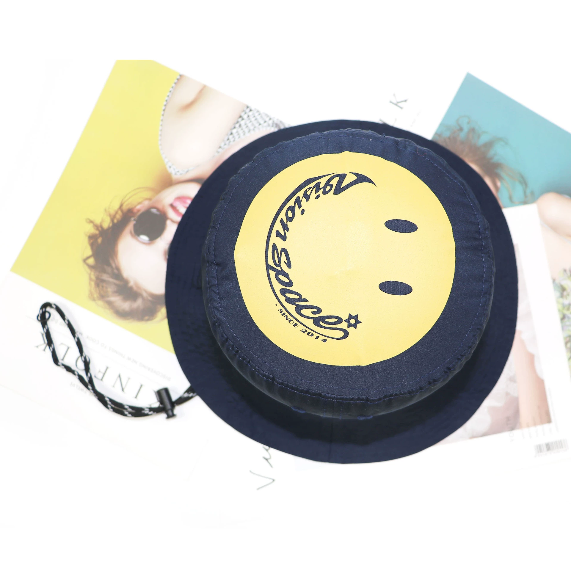 Windproof storage system, summer thin travel sun hat