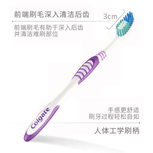 2 pieces of Colgate Clean Me Hard Brush Head Toothbrush Wholesale