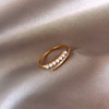 One size rabbit, fashionable design ring, cat's eye, South Korea, on index finger, simple and elegant design