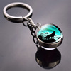 Hair accessory, keychain, glossy fashionable pendant