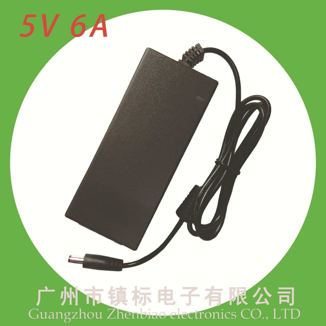 镇标5V 6A电源适配器 ZB-P30S-5  AC品字座