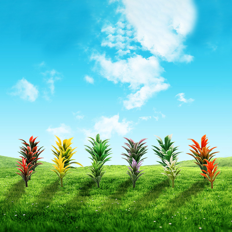 Sand table model DIY handmade material outdoor simulation plastic flowers and plants decoration model small flowers Sand table model DIY handmade material outdoor simulation plastic flowers and plants decoration model small flowers