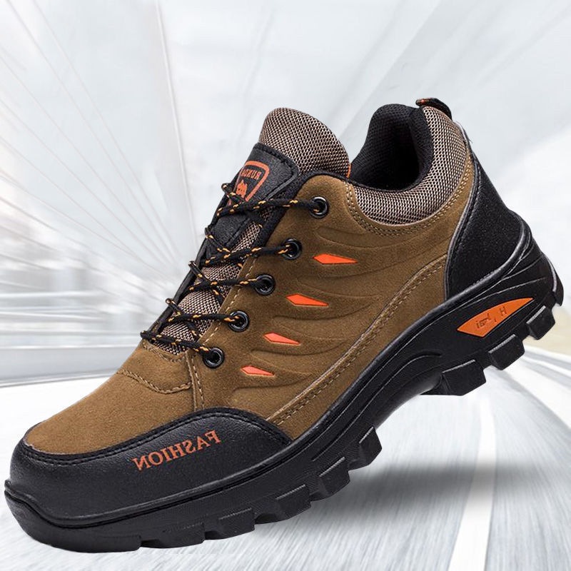Men's climbing breathable low sneakers platform for hiking for…