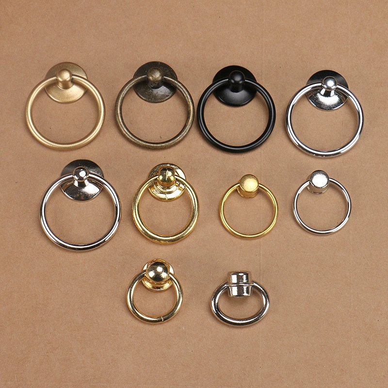 Современный минималистский выдвижной ящик, держа кольцо, держа петлю из цинкового сплава, держа круглое кольцо, держа руку