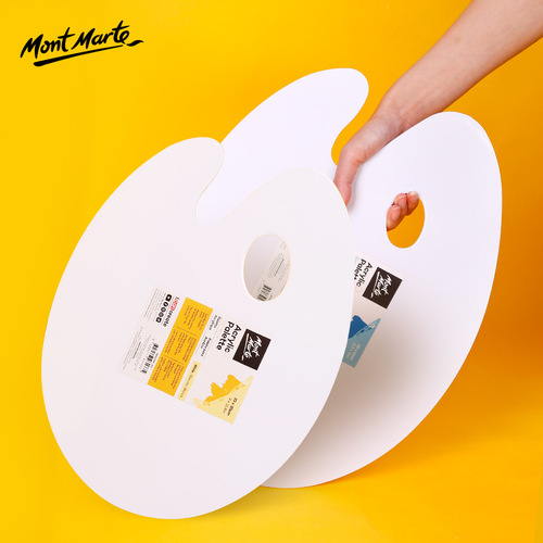 Montmartre children's round palette, nail art paint palette, round acrylic gouache watercolor plastic palette