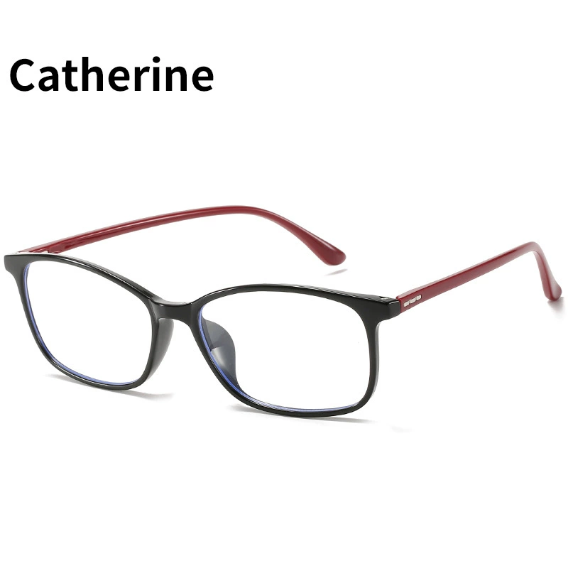 Очки с защитой от синего света Catherine, элипсовидная рамка унисекс, ретро стиль (множество цветов рам)